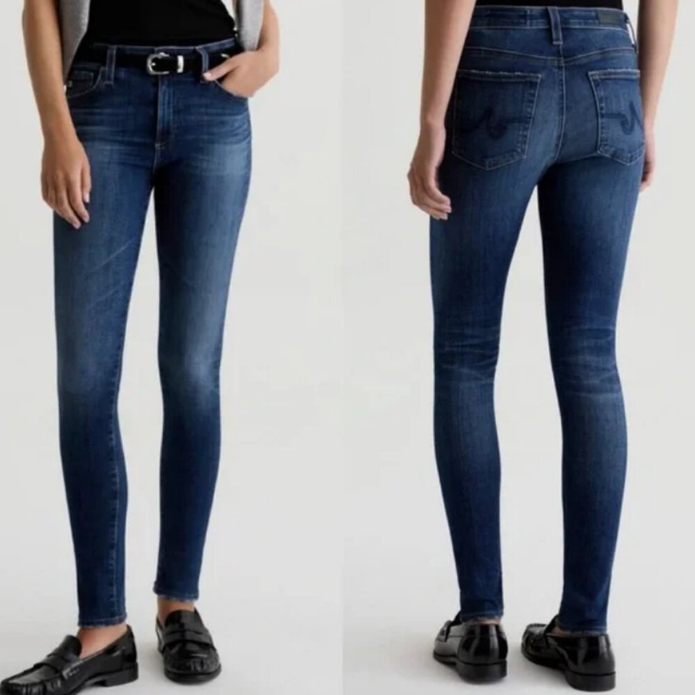 AG ADRIANO GOLDSCHMIED Farrah Skinny Ankle Designer Jeans Size 25